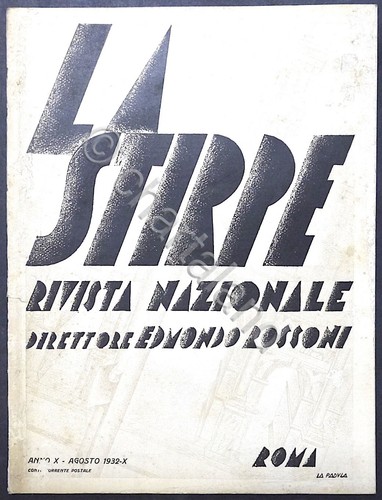 Stirpe rivista nazionale - stirpe,