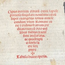 POST INCUNABOLO  - GHISLANDI