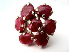 ANELLO in argento 925 e radice