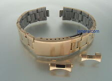 mm 17 Cinturino Bracciale Oyster Acciaio rolex compatibile dorato 