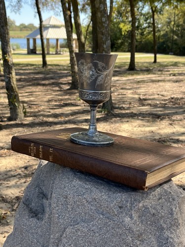 Tazza peltro xviii secolo - peltro,