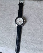 Orologio Laurens JS25 Con  Quadrante Bianco con Cinturino Nero Nuovo 