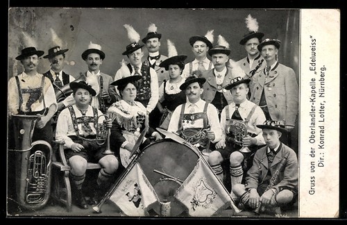 Cartolina cappella oberlandler - cappella,