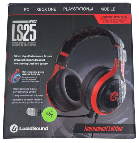 Cuffie gaming lucidsound e - gaming, (e
