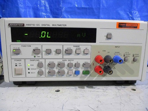 Advantest r6871e multimetro - advantest,