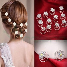 12 forcine spirale fermaglio