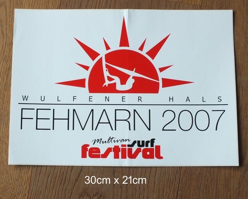 Adesivo fehmarn windsurf surf - adesivo,