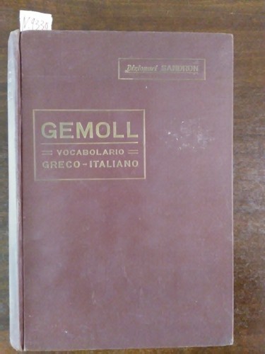 Vocabolario greco italiano - vocabolario,