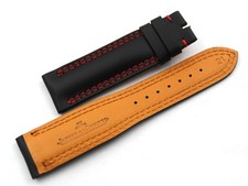 Watch Band Jaeger Le-Coultre Master Compressor Pelle Liscia Nero 21/18mm Casual