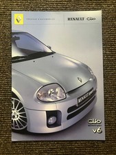 RENAULT CLIO V6 BROCHURE 2000