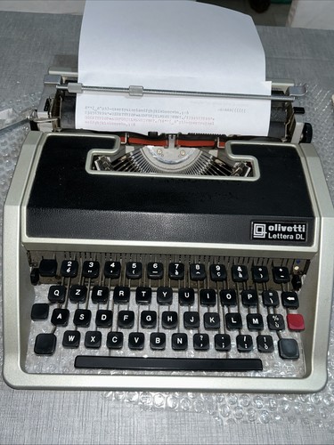 Macchina scrivere olivetti - da,