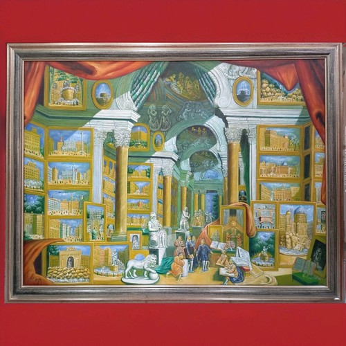 Quadro stile antico olio - antico,