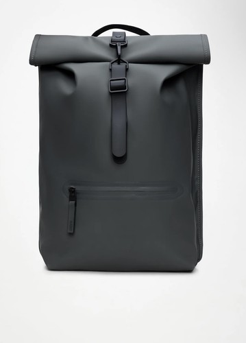 Zaino rains rolltop - nero, /