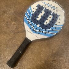 Wilson Juice Lite Platform Tennis Paddle No Grit Zone Blue White