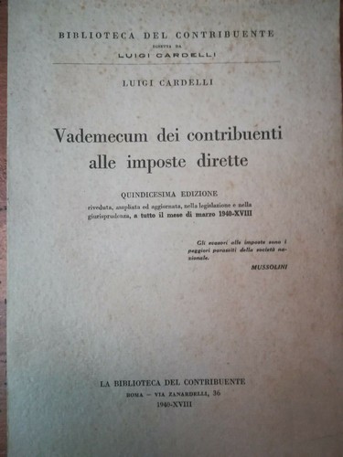 Vademecum dei contribuenti - dei,