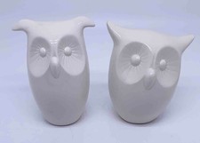 Coppia di gufi porcellana