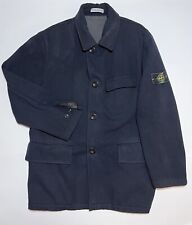 Vintage Stone Island 1984/86 Wool Montgomery Caban Trench Green Edge Badge. Rare