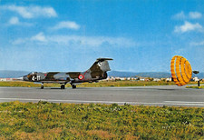 13-68D) CARTOLINA AVIAZIONE CACCIA BOMBARDIERE F 104 G OGNI TEMPO ATTERRAGGIO