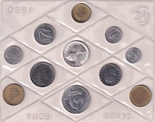 italia repubblica - divisionale 1980 con cartoncino