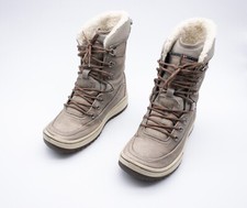 ECCO Donna Winterboots Stivaletti Invernali Scarpe Importanti Beige TG 37 Eu Art