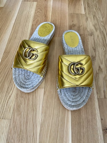 Gucci sandali espadrillas - , oro