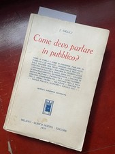 1929 Hoepli Come devo parlare