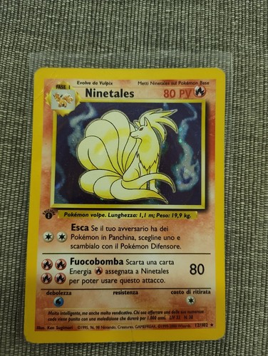 Carta pokémon ninetales - pokémon,