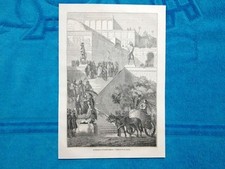Gravure Année 1863 -