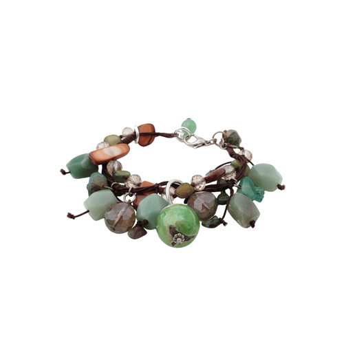 Bracciale giardino giada in - bracciale, di