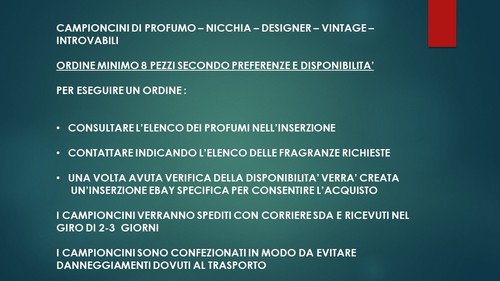 Campioncini profumo - campioncini,