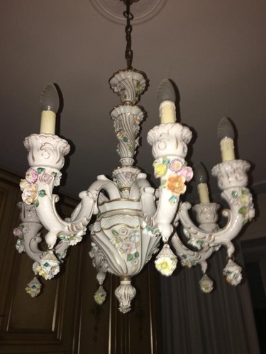 Lampadario capodimonte 6 - capodimonte, a