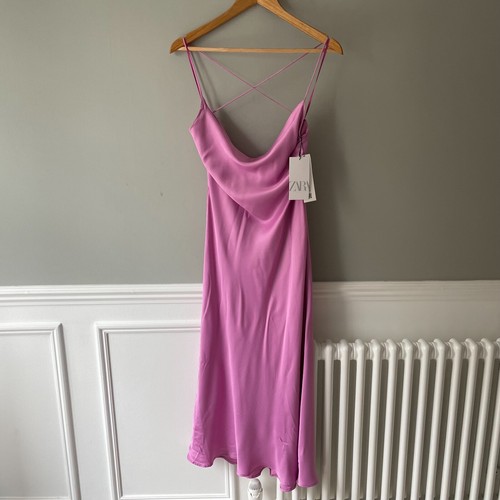 Nuovo abito zara silky shift - nuovo,