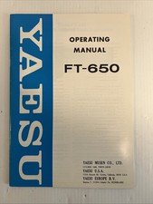 Yaesu 650 transceiver - yaesu, ft-650