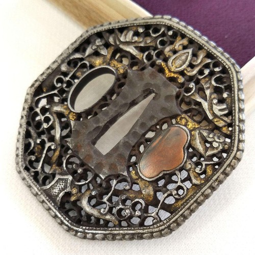 Tsuba ferro nanban karakuri - nanban,