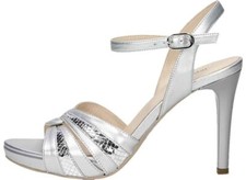 SANDALO DONNA NERO GIARDINI