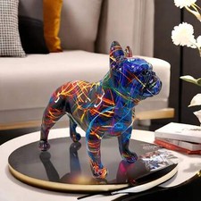 Scultura Bulldog Francese in Resina