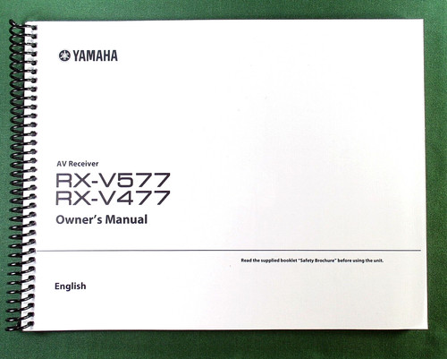 Yamaha v577 instruction - yamaha,