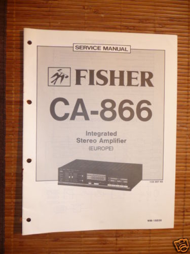 Manuale servizio fisher - manuale, di
