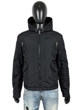 Guibbino Nero Marlboro Classics Uomo Giacca Invernale Taglia 52 XL