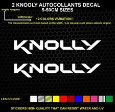 2 adesivi decorativi Knolly -