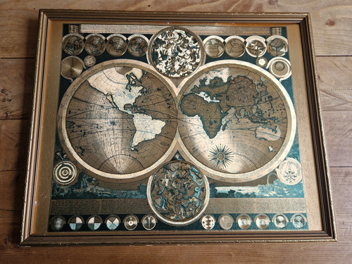 Mappa del mondo peter - di,