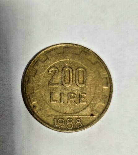 200 lire italia 1988 - 200,
