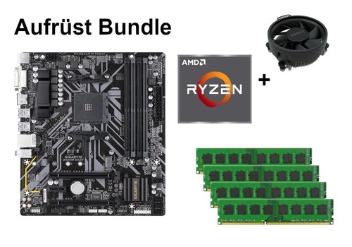 Bundle gigabyte b450m ds3h - b450m, +