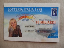 BIGLIETTO LOTTERIA ITALIA