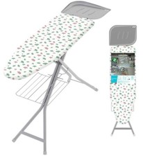 Tavolo Asse da Stiro in Metallo Turbo Vapor con Portacaldaia 120 x 40 cm