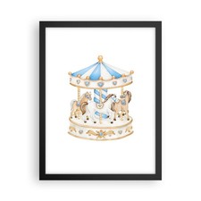 Poster 30x40cm Cavalli Giostra