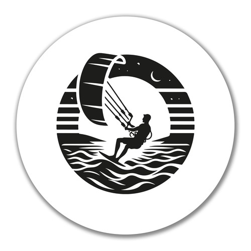 Adesivo kite board kitesurf - adesivo,