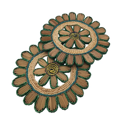 Set sottobicchieri fiori