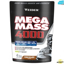Weider Mega Mass 4000 - 4 Kg Gainer per aumento massa muscolare