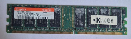 Ram hynix ddr 256mb pc3200 - ram,